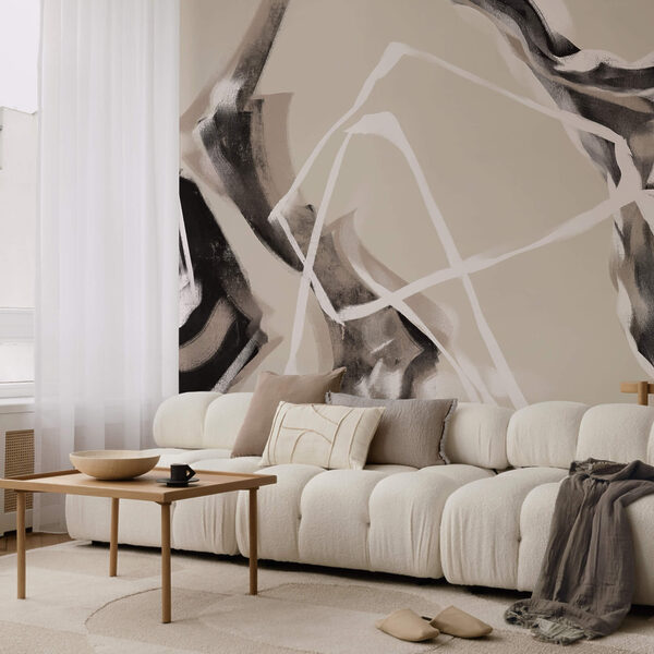 Líneas superpuestas en tonos suaves Líneas superpuestas en tonos suaves