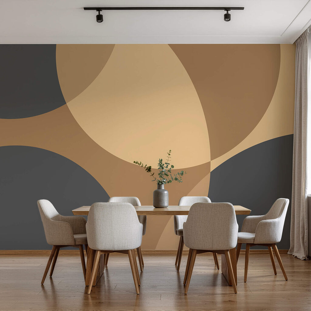 Formas dinámicas en tonos relajantes