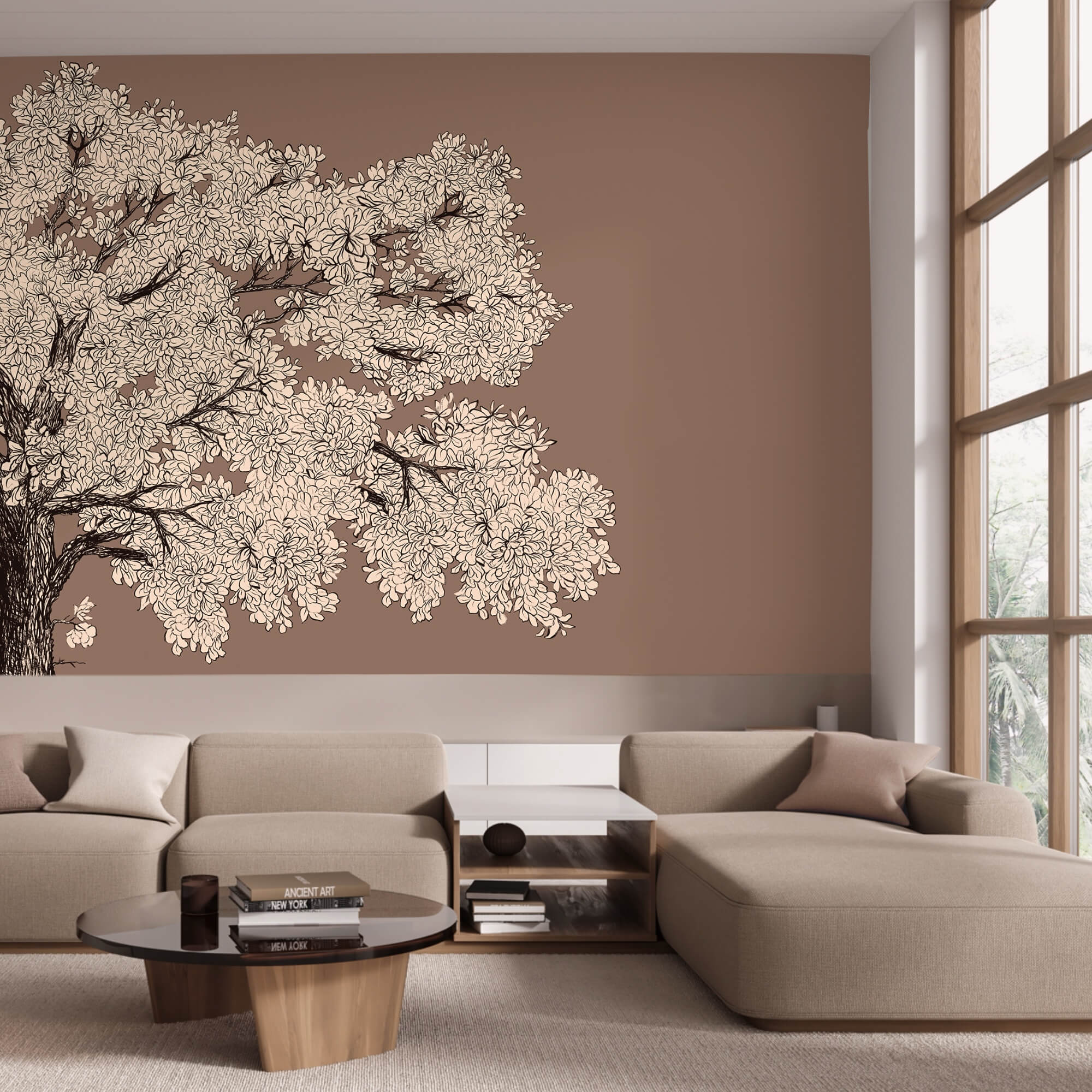 Árbol con flores blancas Árbol con flores blancas