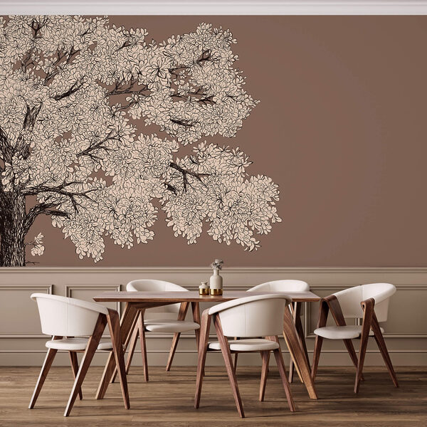 Árbol con flores blancas Árbol con flores blancas