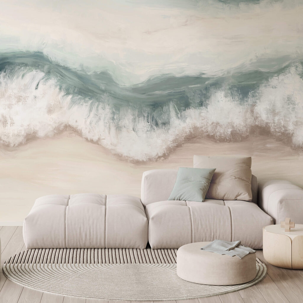 Ola rompiendo en la playa