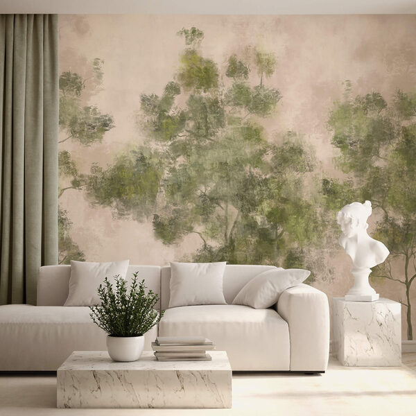 Grupo de árboles con hojas verdes