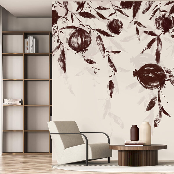 Pintura de fruta en una rama Pintura de fruta en una rama