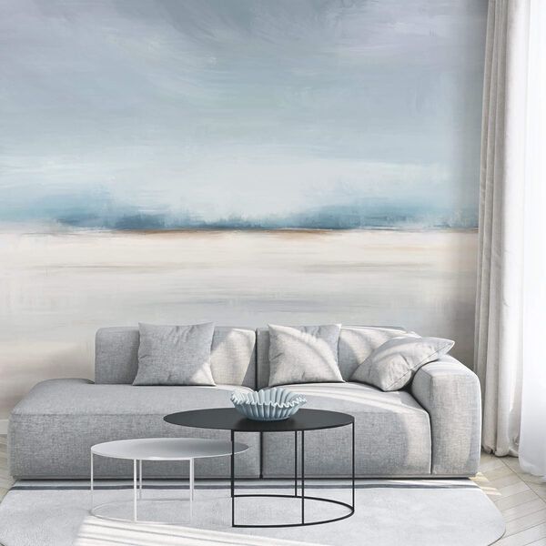 Paisaje con cielo nublado