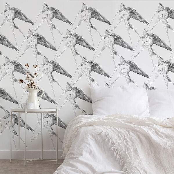 Grupo de aves con alas