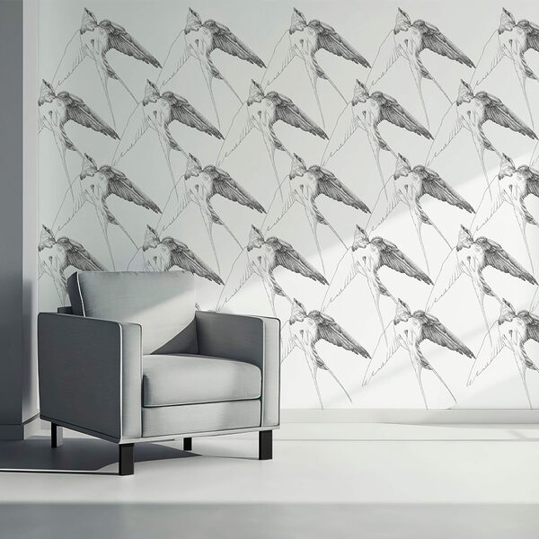 Grupo de aves con alas