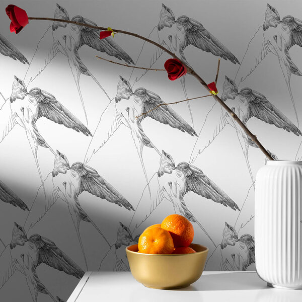 Grupo de aves con alas