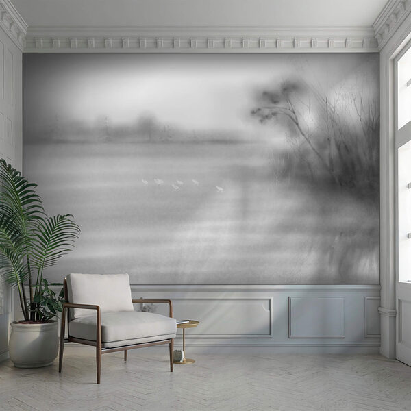 Pájaros en un campo Pájaros en un campo