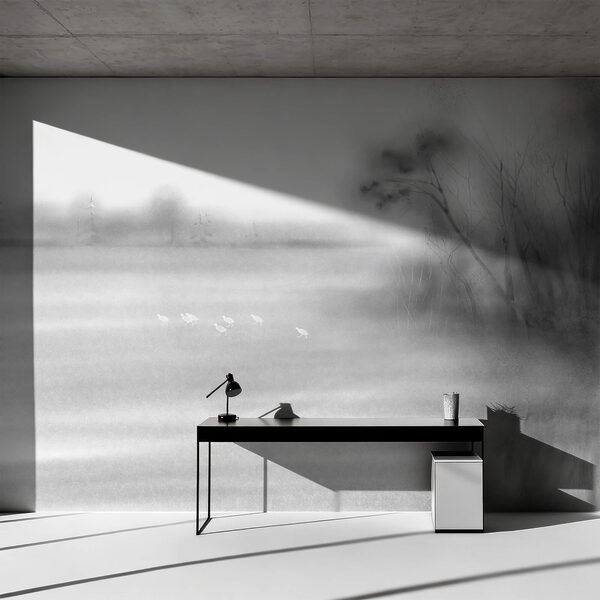 Fotomurales Pájaros en un campo (SKU: t00569) Fotomurales Fotomurales Pájaros en un campo (SKU: t00569)