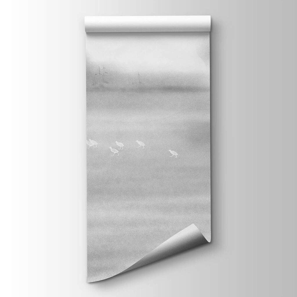 Birds in a field Birds in a field