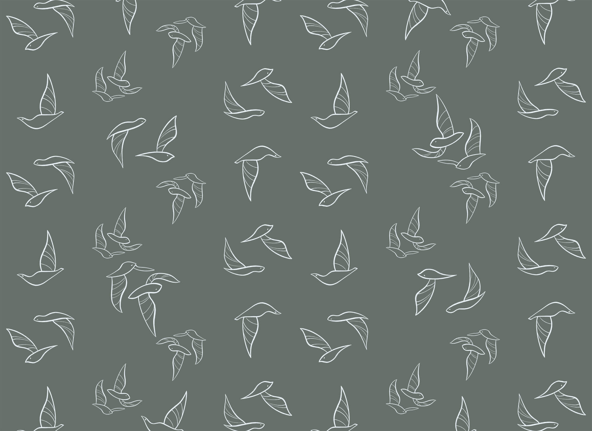 Pattern of birds flying Pattern of birds flying