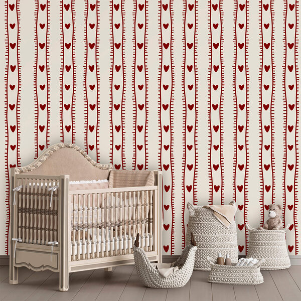 Patrón rojo y blanco Patrón rojo y blanco