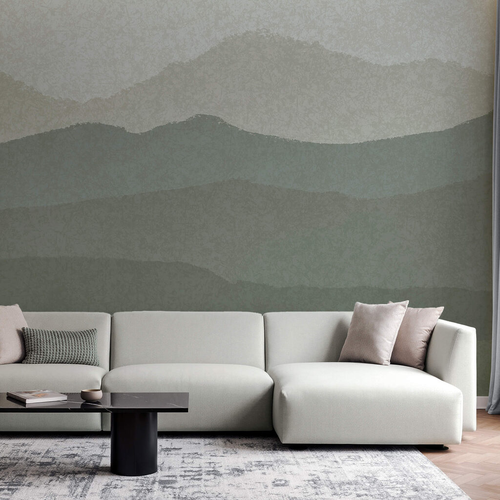 Paisaje de montañas y niebla Paisaje de montañas y niebla