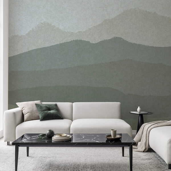 Paisaje de montañas y niebla Paisaje de montañas y niebla