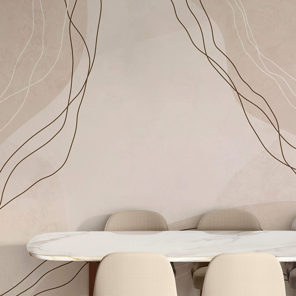 Líneas blancas y marrones sobre fondo beige Líneas blancas y marrones sobre fondo beige