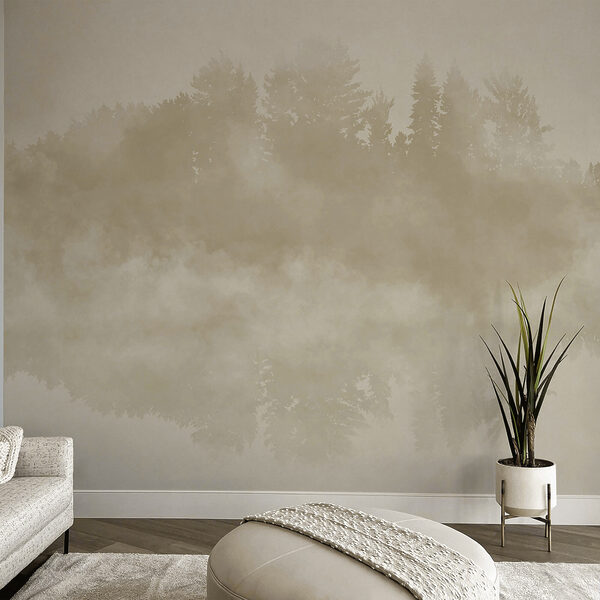 Nube de humo y árboles Nube de humo y árboles