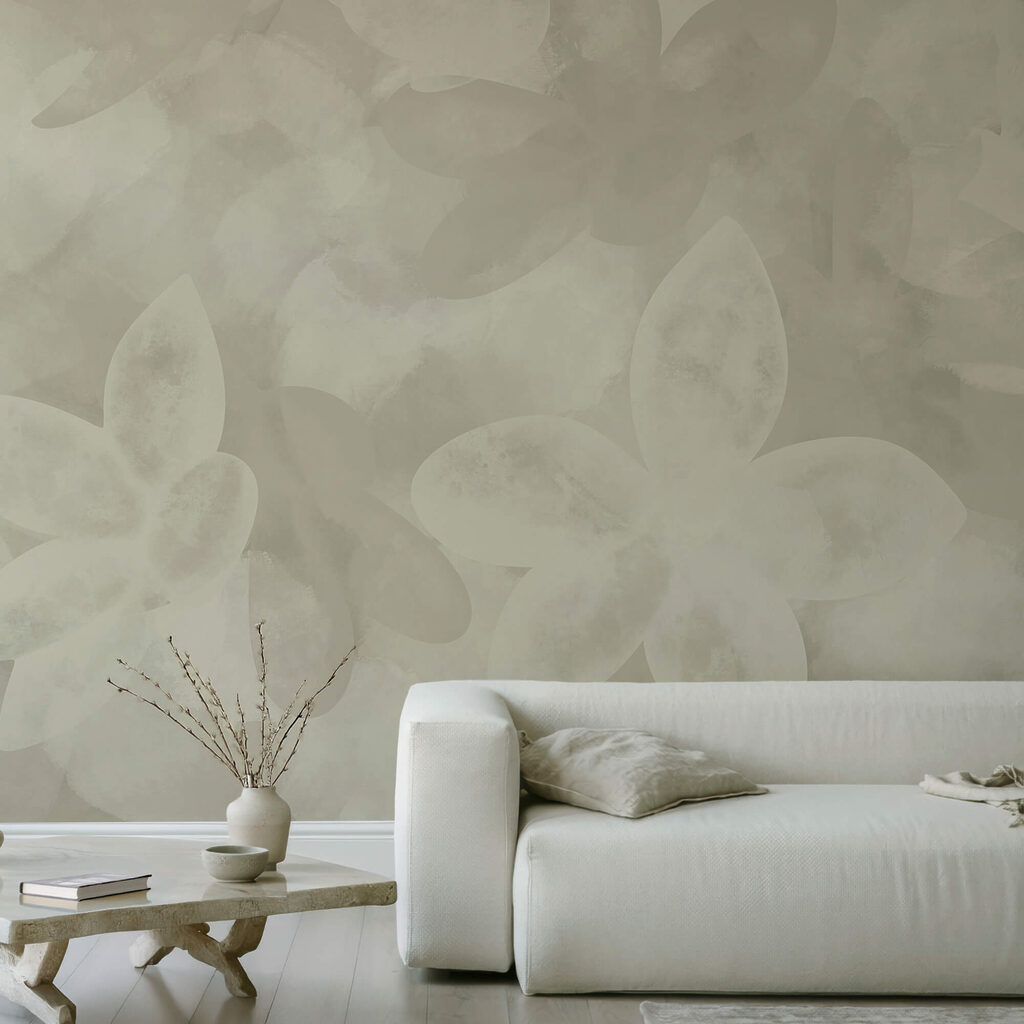 Estampado de flores blancas Estampado de flores blancas