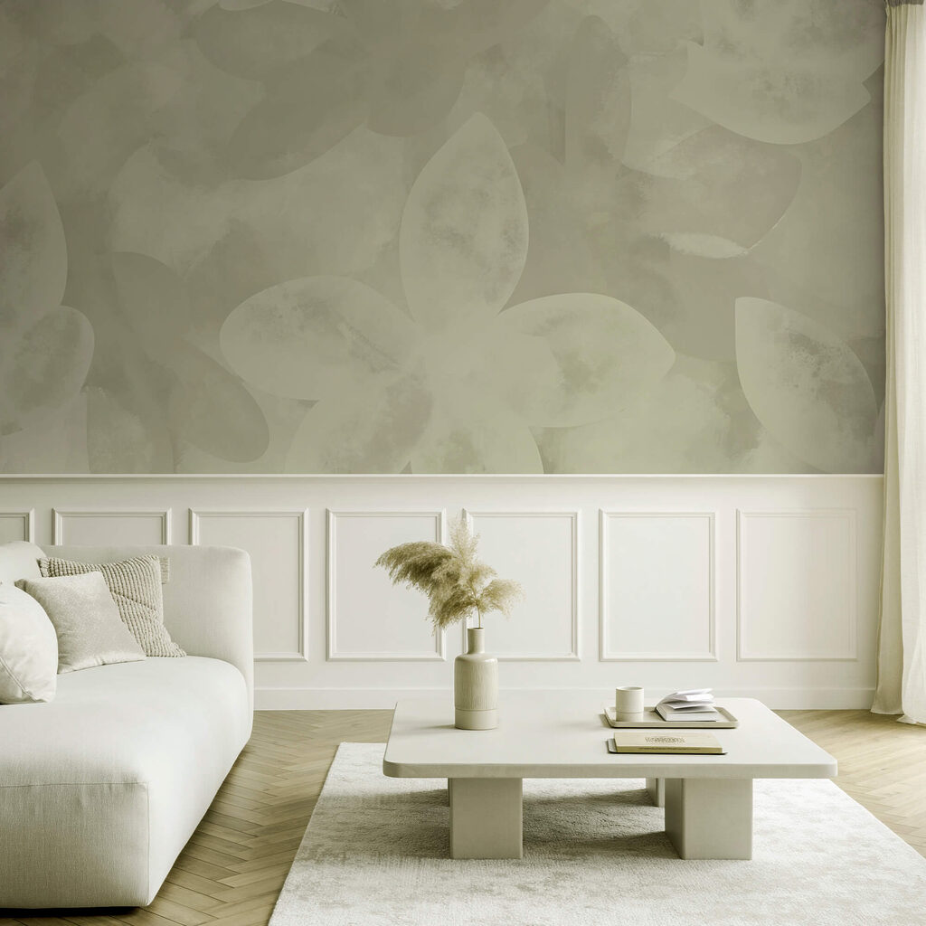 Estampado de flores blancas Estampado de flores blancas