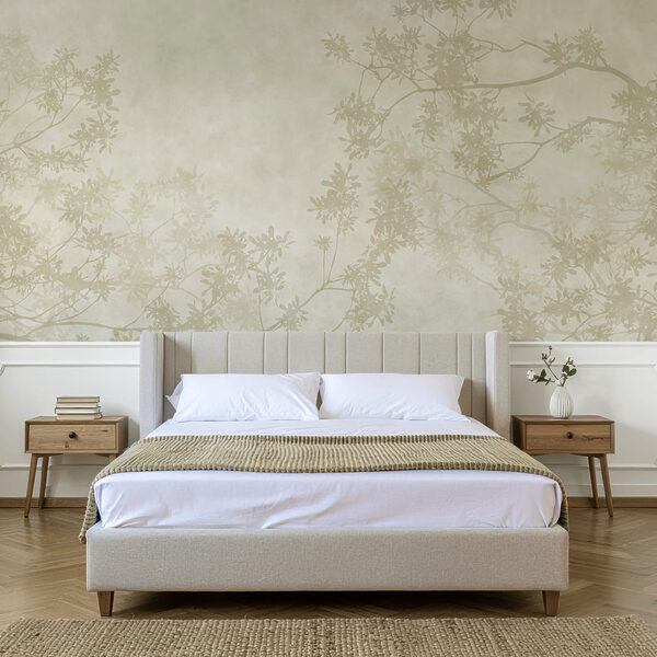 Wall murals Tree branches with leaves