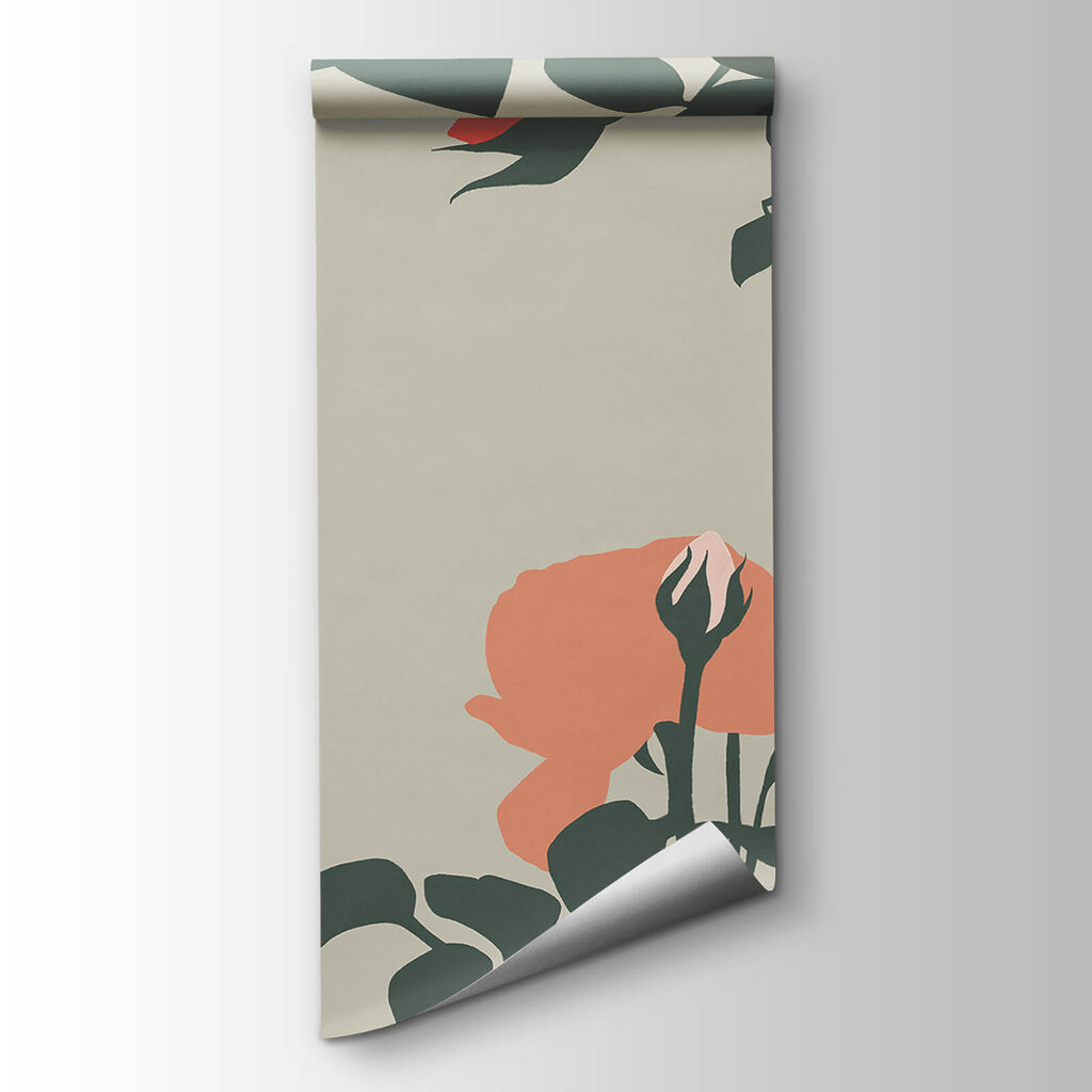 Floral design with vibrant hues