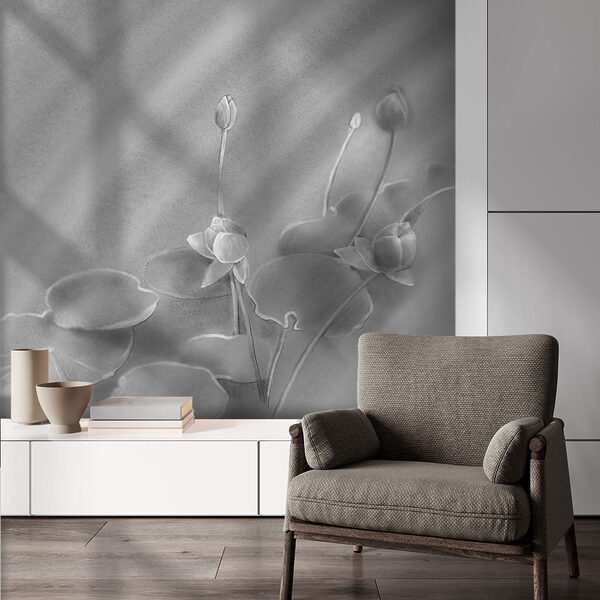 Una serena escena con nenúfares capturada con gran belleza