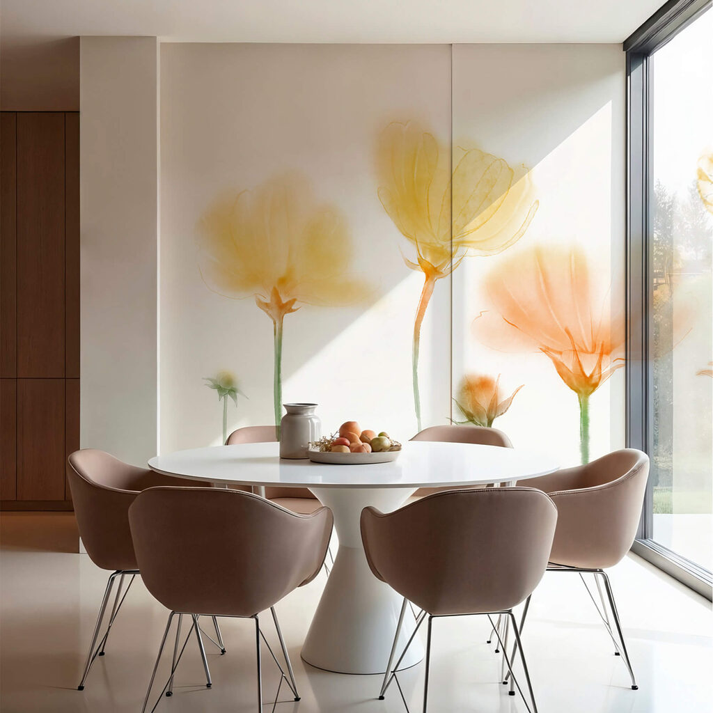 Ramo de flores con luz