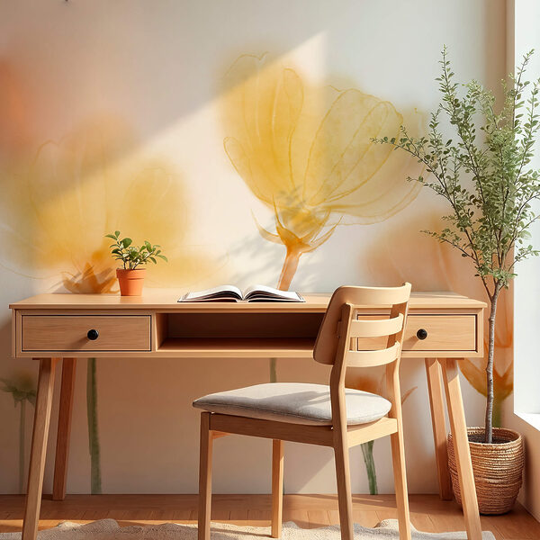 Ramo de flores con luz