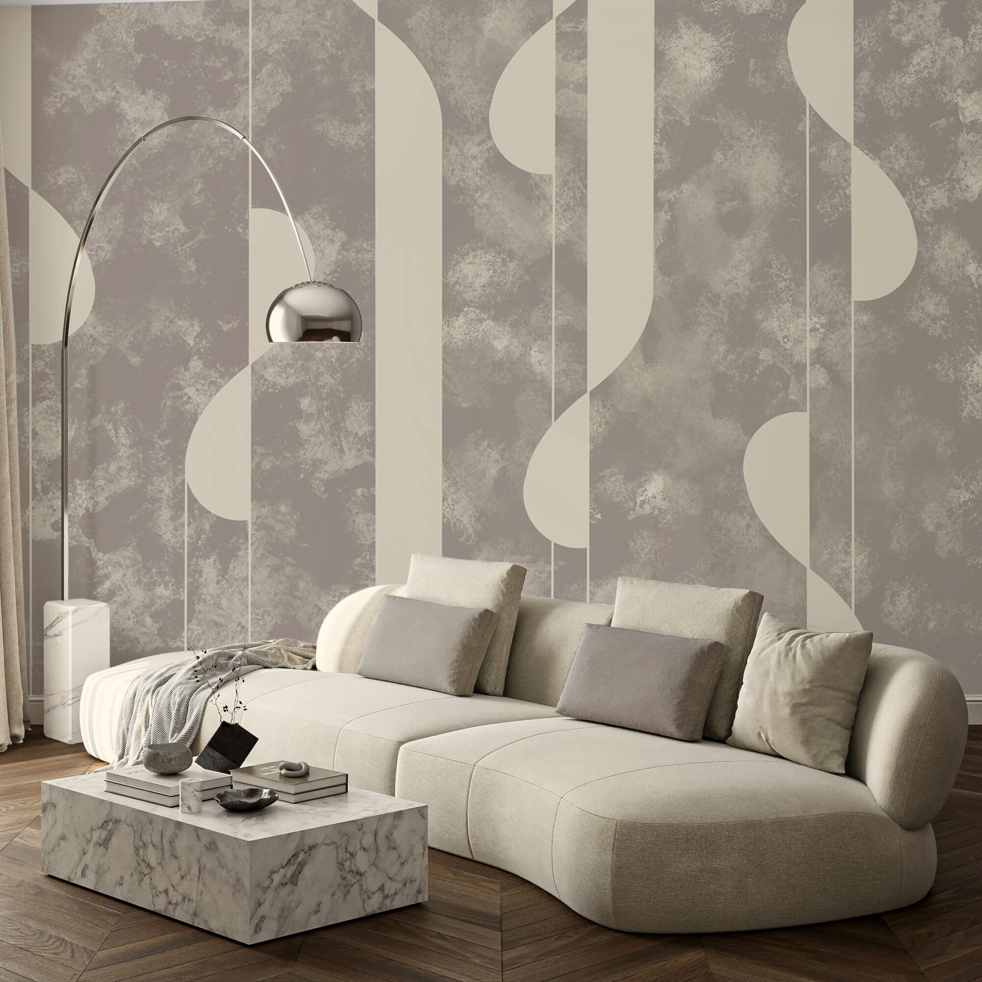 Motivo abstracto en tonos suaves