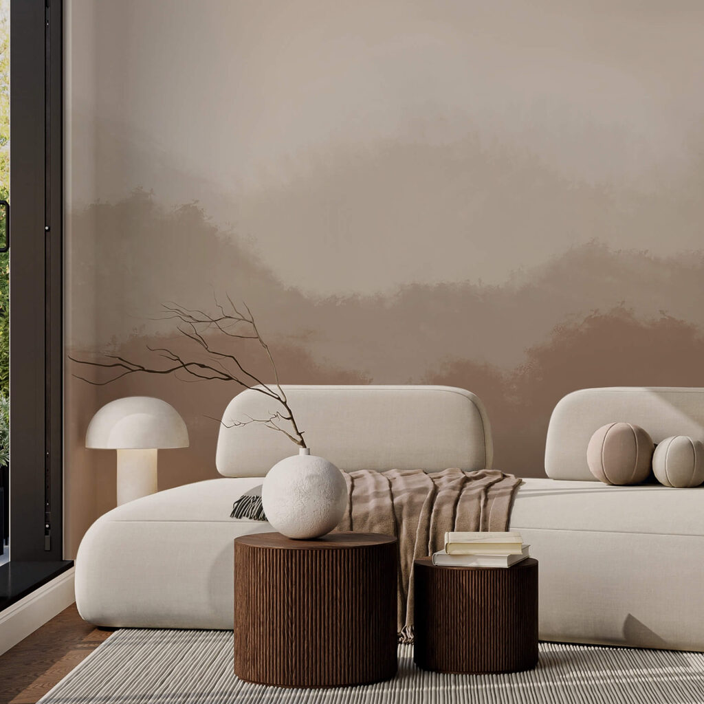 Fondo marrón y blanco