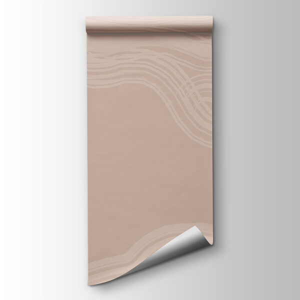 Fluid lines in soft earth tones