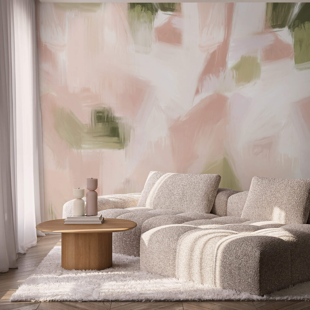 Tonos abstractos en suaves tonos pastel