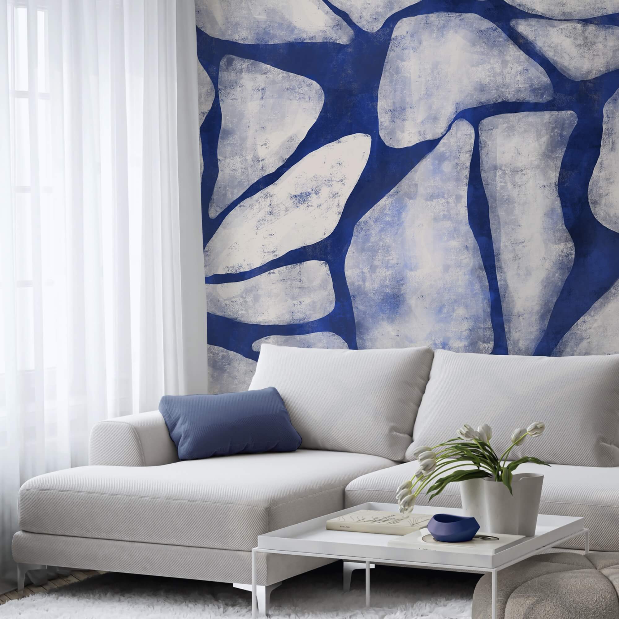 Diseño azul y blanco Diseño azul y blanco