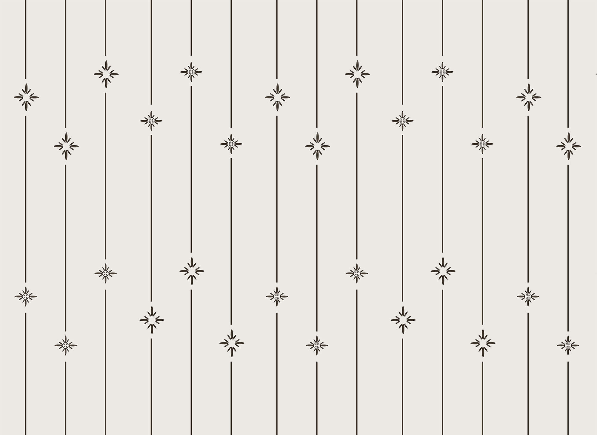 Pattern of stars and lines Pattern of stars and lines