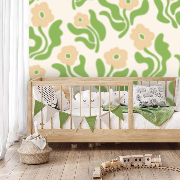 Motivo de flores y hojas Motivo de flores y hojas