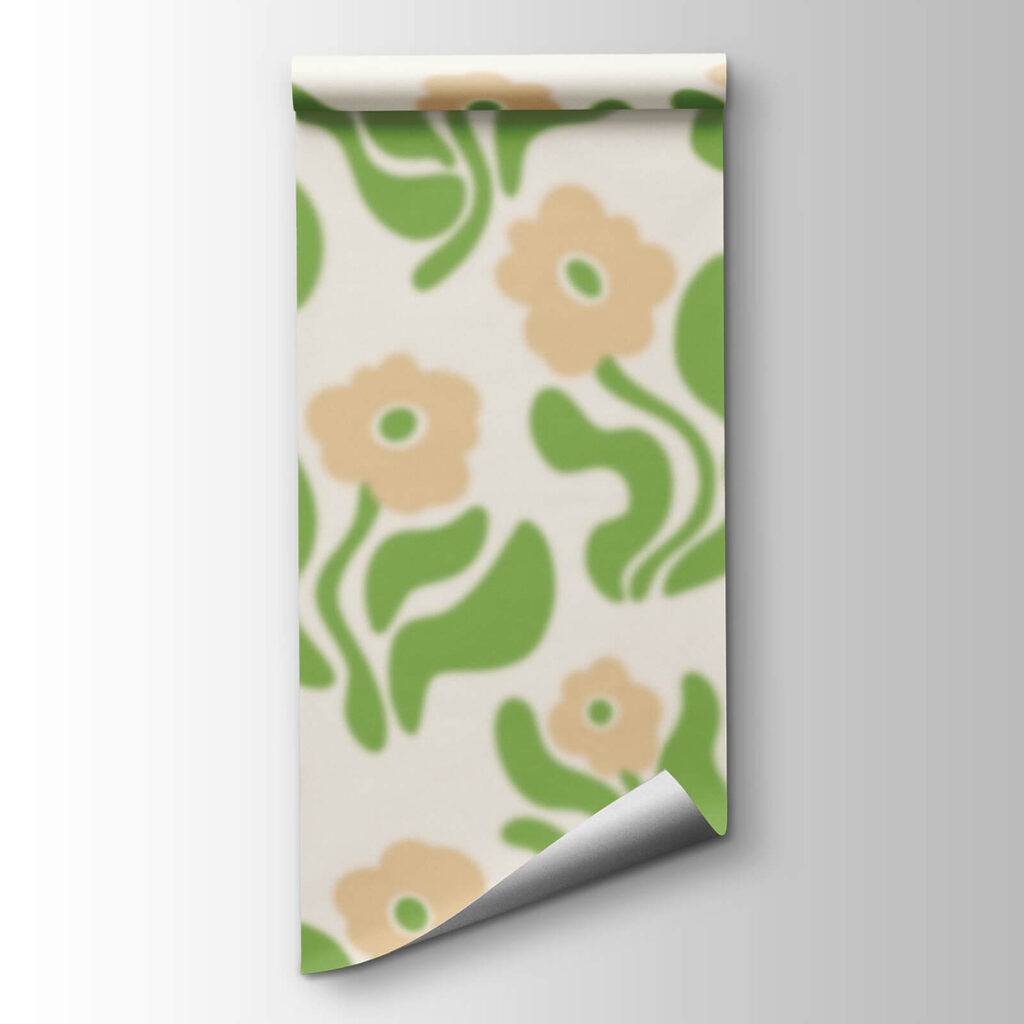 Pattern of flowers and leaves Pattern of flowers and leaves