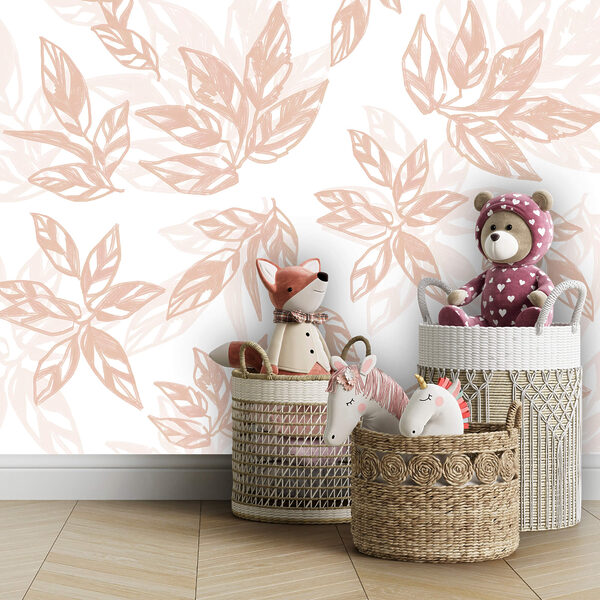 Diseño de hojas sobre fondo blanco Diseño de hojas sobre fondo blanco