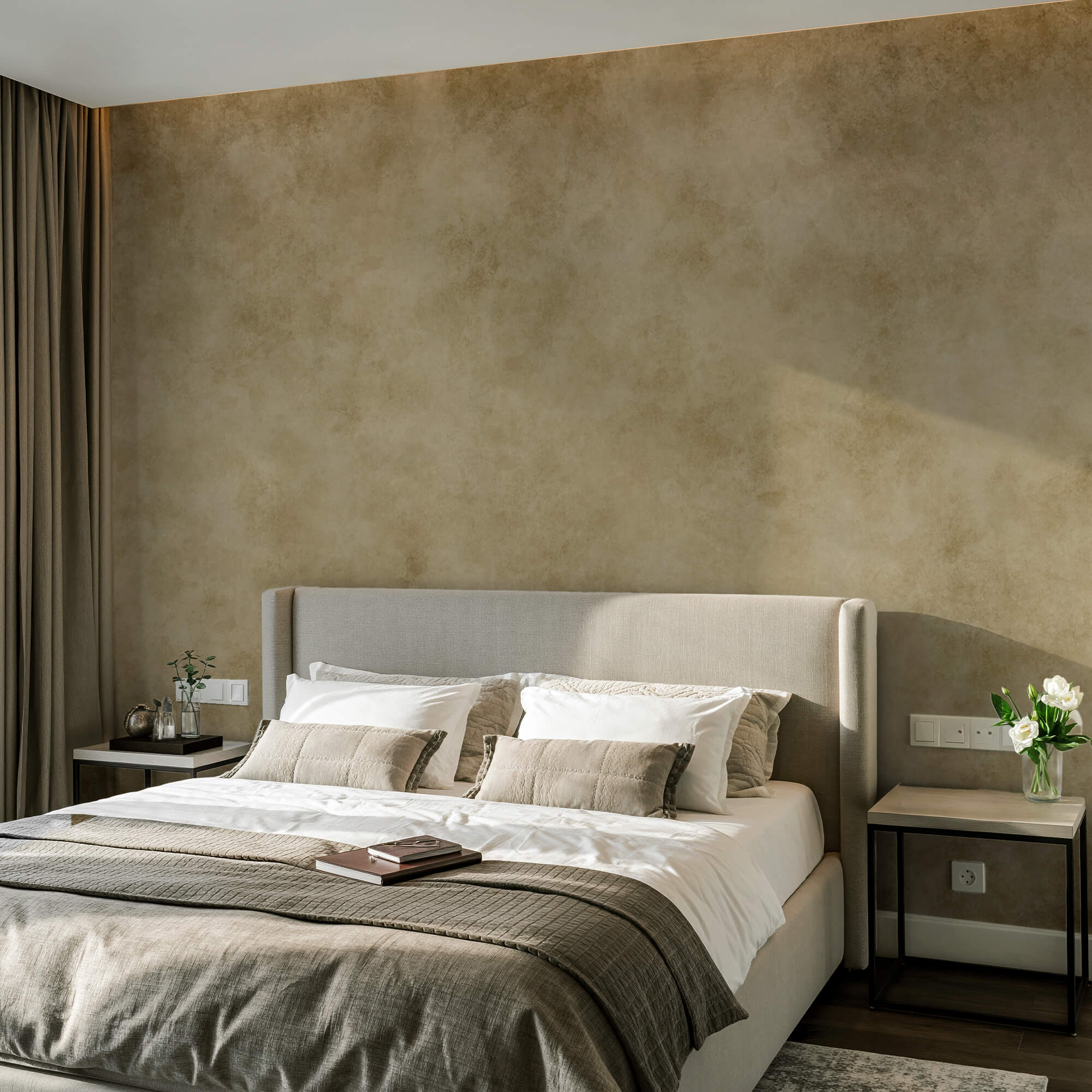 Fondo marrón y blanco