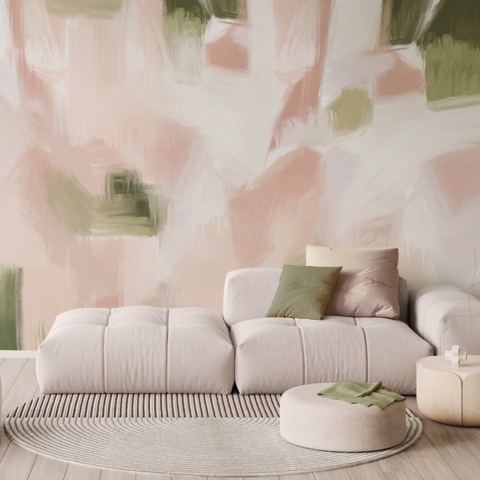Tonos abstractos en suaves tonos pastel