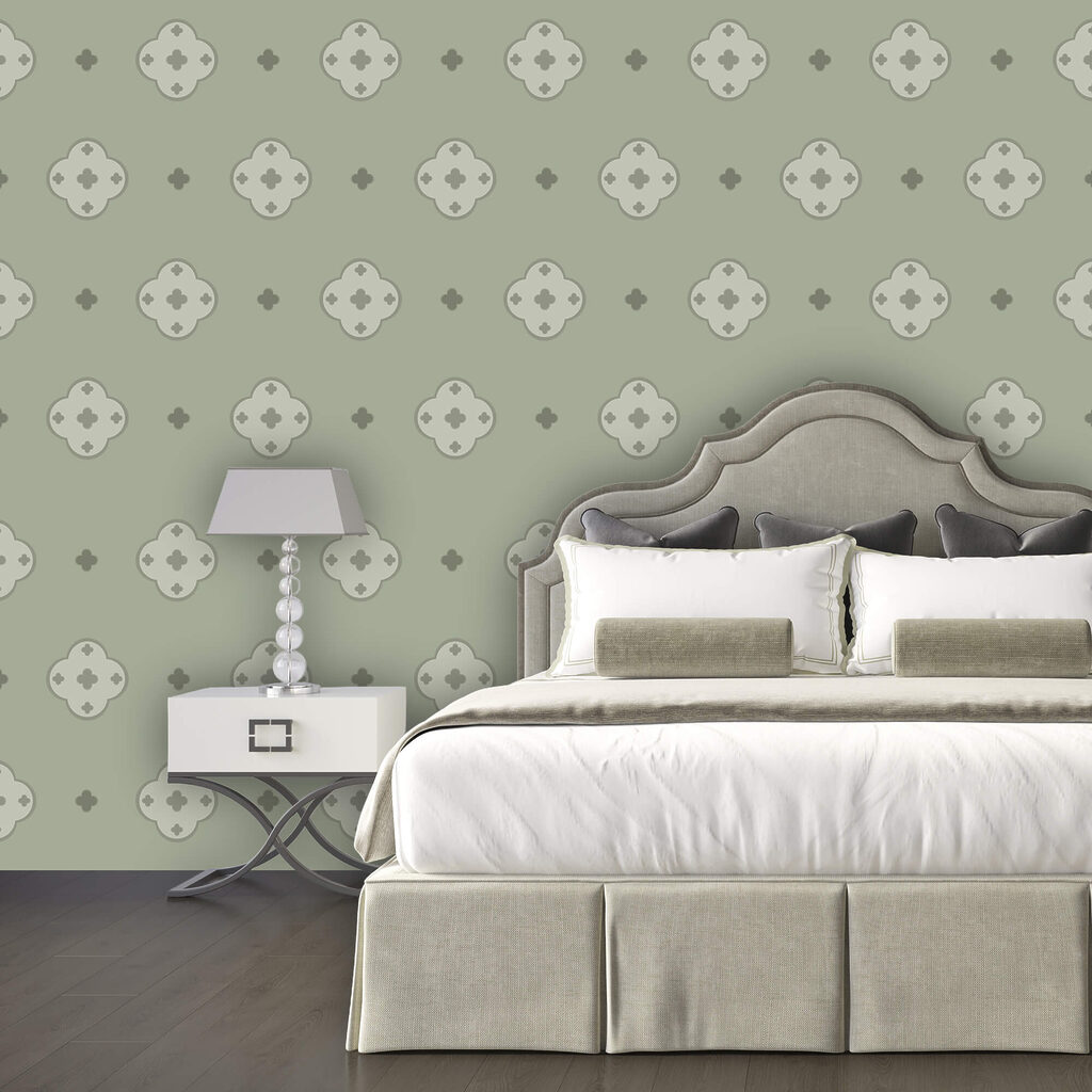 Diseño de cruces sobre fondo verde