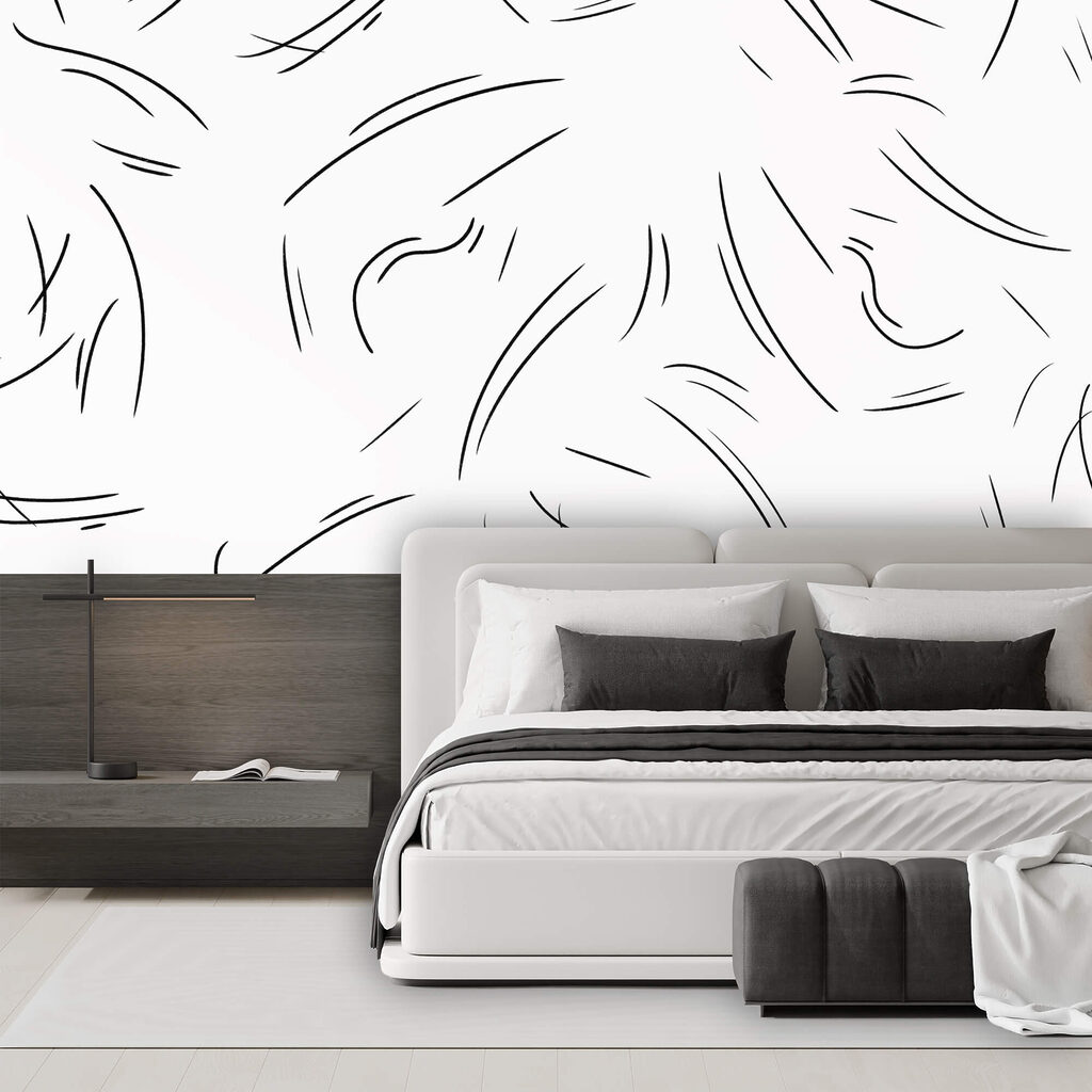 Líneas negras sobre fondo blanco