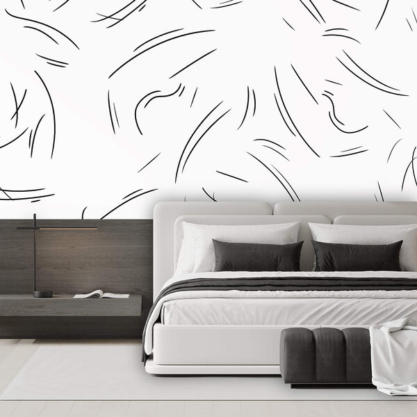 Líneas negras sobre fondo blanco