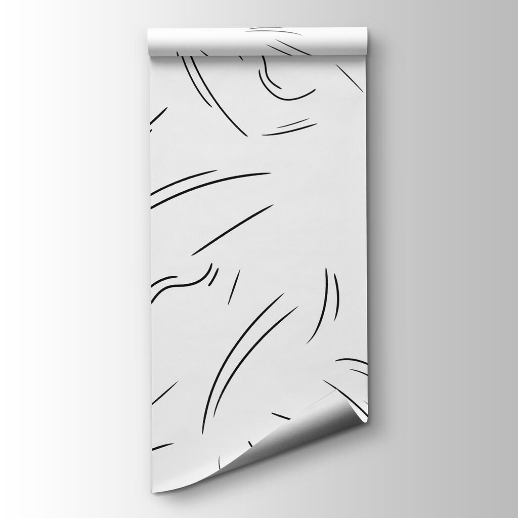 Black lines on a white background