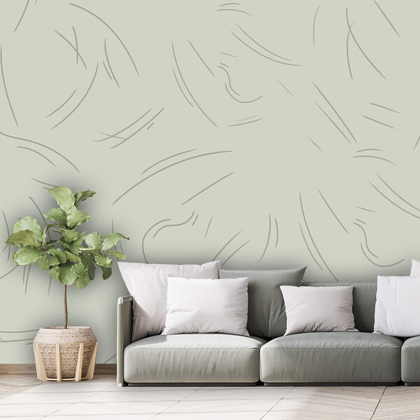 Las líneas suaves crean un movimiento delicado