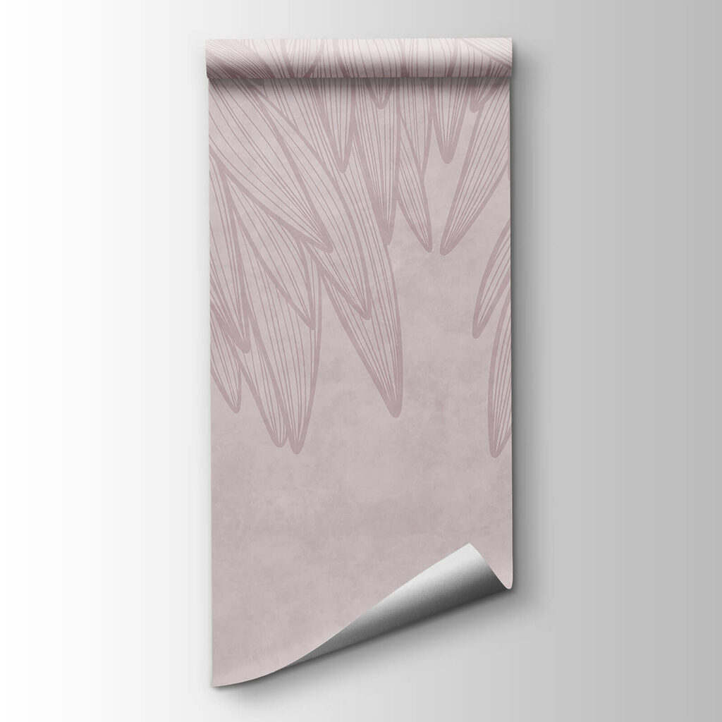 Soft, flowing lines in gentle hues