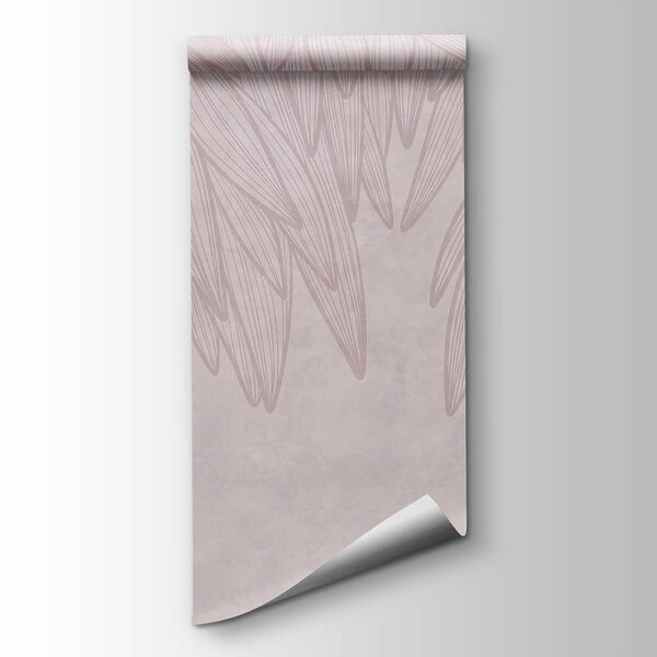 Soft, flowing lines in gentle hues