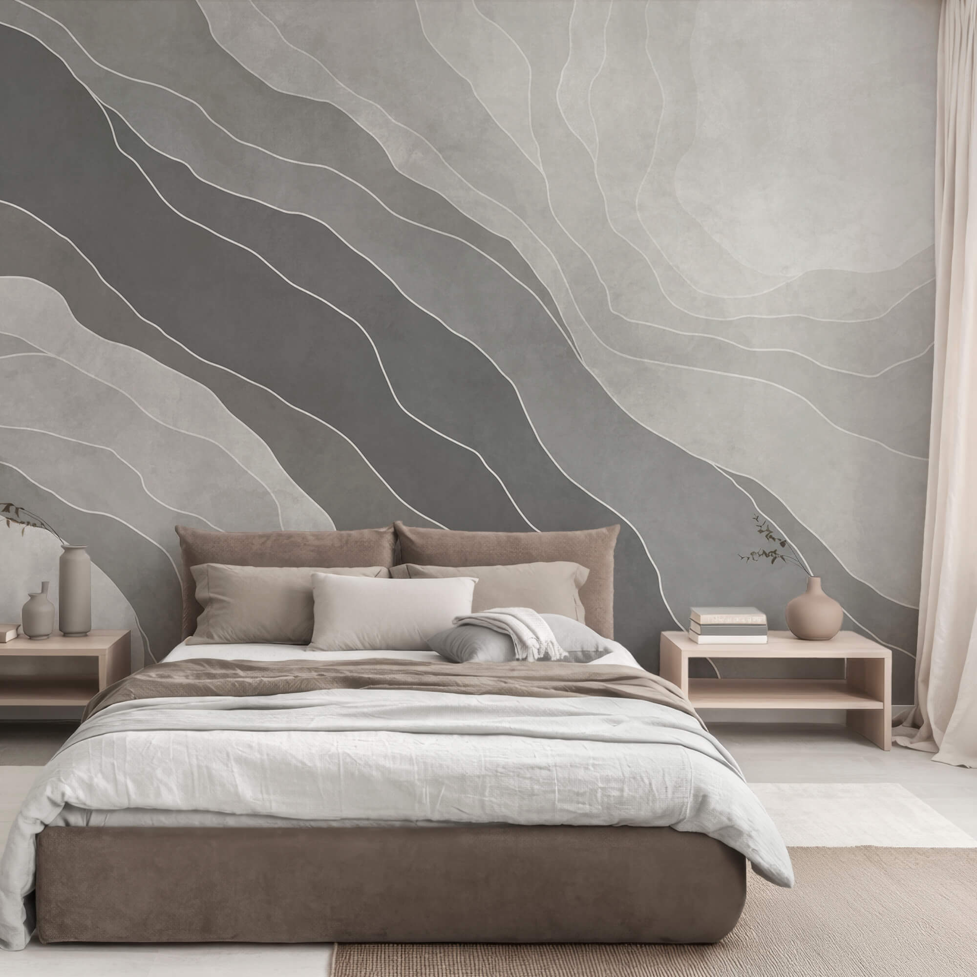Fondo gris y blanco con líneas