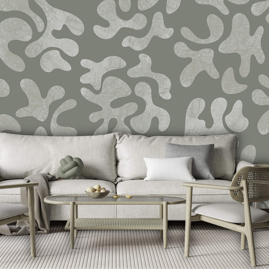 Diseño en gris y blanco