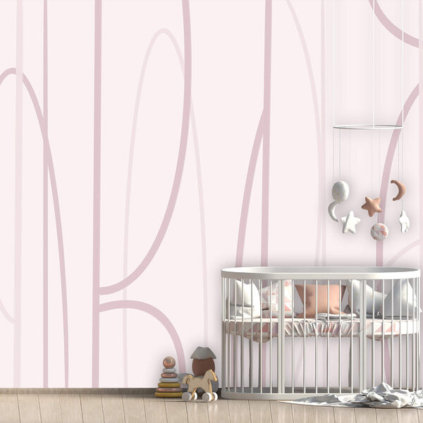 Fondo rosa y blanco con líneas