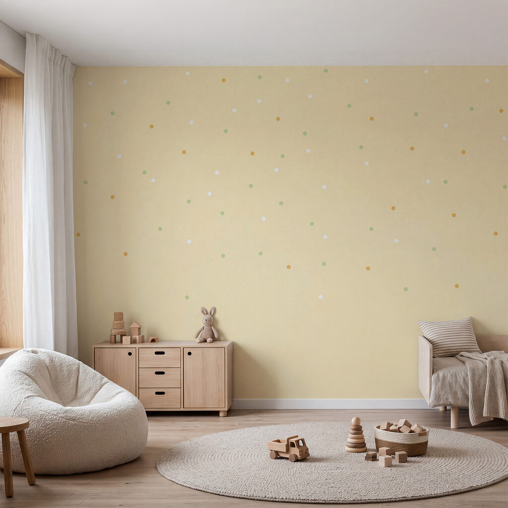 Fondo amarillo con pequeños puntos Fondo amarillo con pequeños puntos