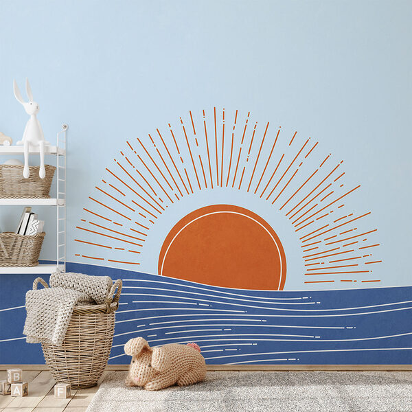 El sol saliendo sobre el agua El sol saliendo sobre el agua